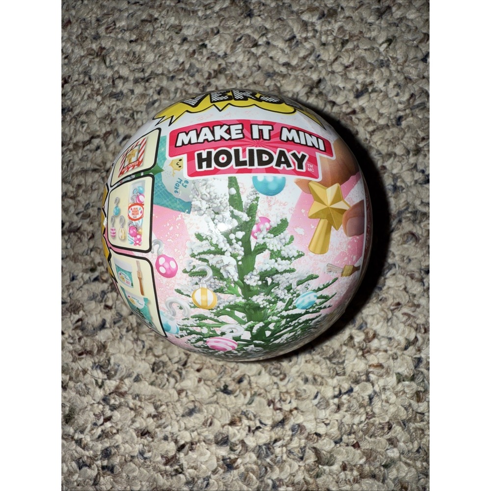 Miniverse Make It Mini Holiday Balls SEALED, Blind Mystery Holiday Ball